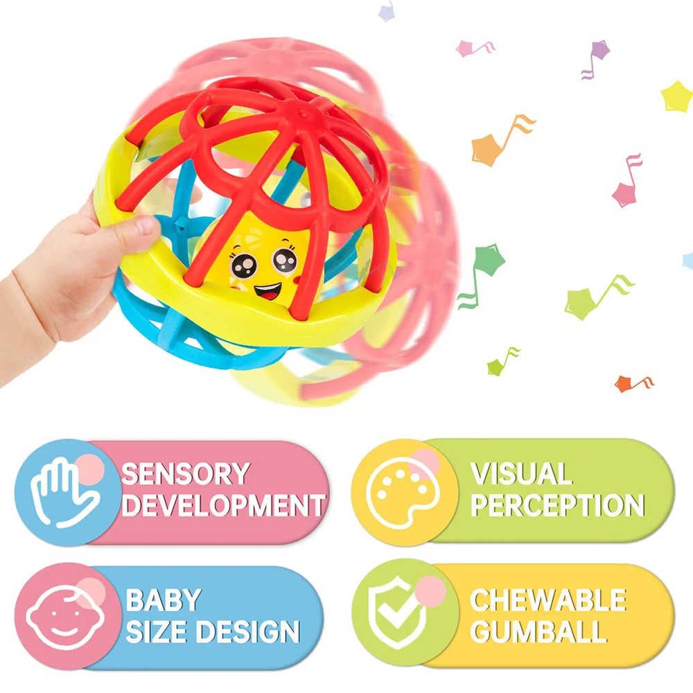 Soft Baby Rattle Ball 4