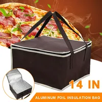 Food Pizza Delivery Insulated Bag Waterproof Camping Warmer Cold Thermal Bag Non-woven Fabric Storage Bag 1