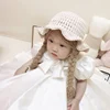 Baby Princess Hat Children's Knitted Hat Sweet and Cute Wig Big Braid Hat 5