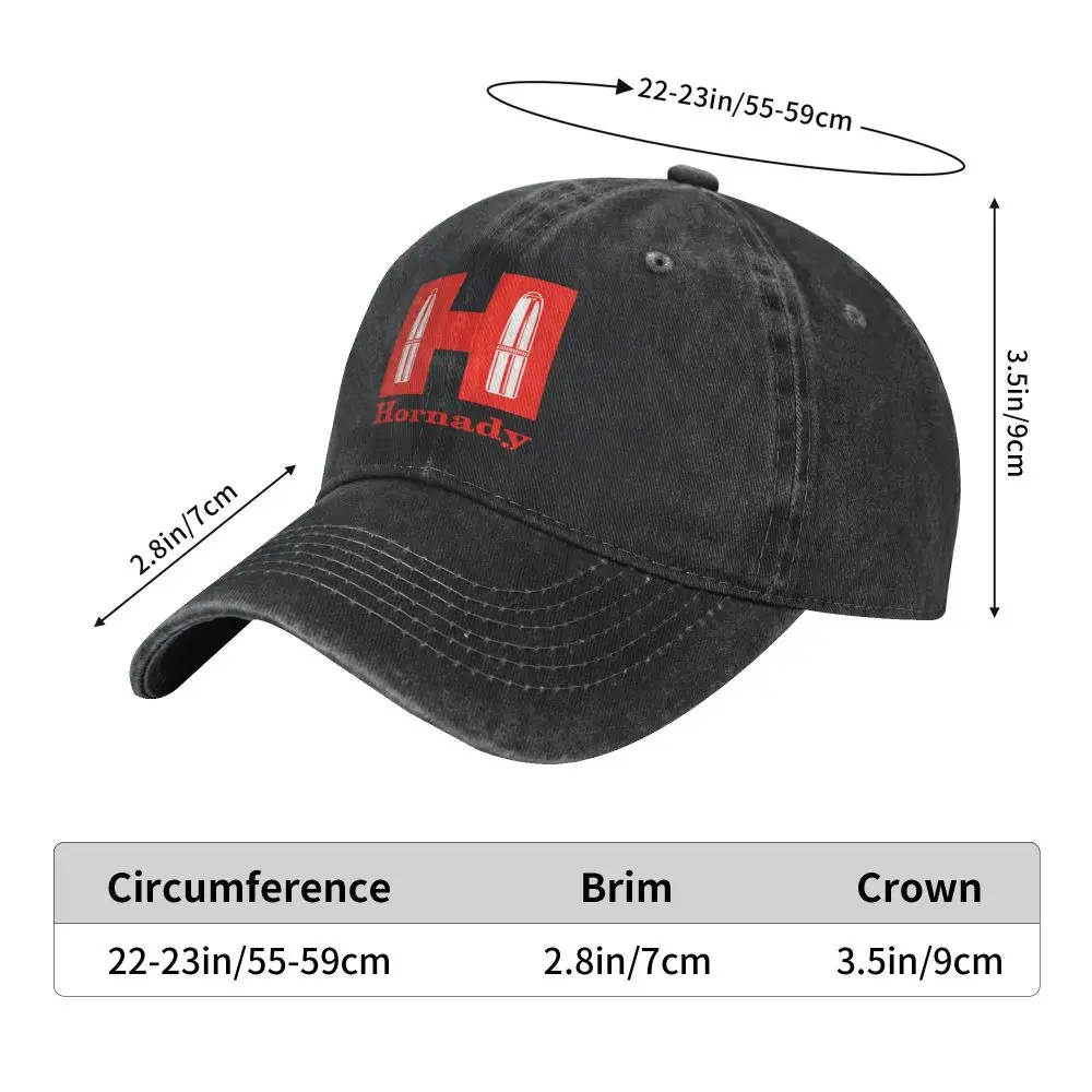 NEW Hornady Baseball Cap Men Women Snapback Trucker Fashion Mesh Hat Outdoor Sport Running Adjustable Gift