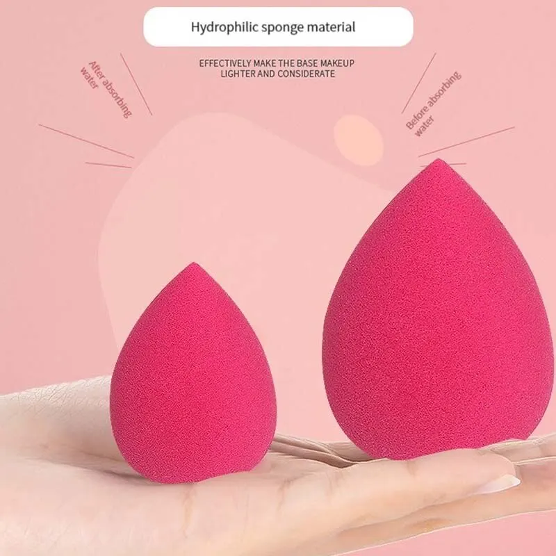 Makeup Sponges 4 Pieces Foundation Blending Beauty Sponge Dry & Wet Use for Powder Cream Or Liquid Application