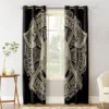 Viking Pattern Window Curtain For Living Room Bedroom Luxury Home Kitchen Decor Items Curtains 2