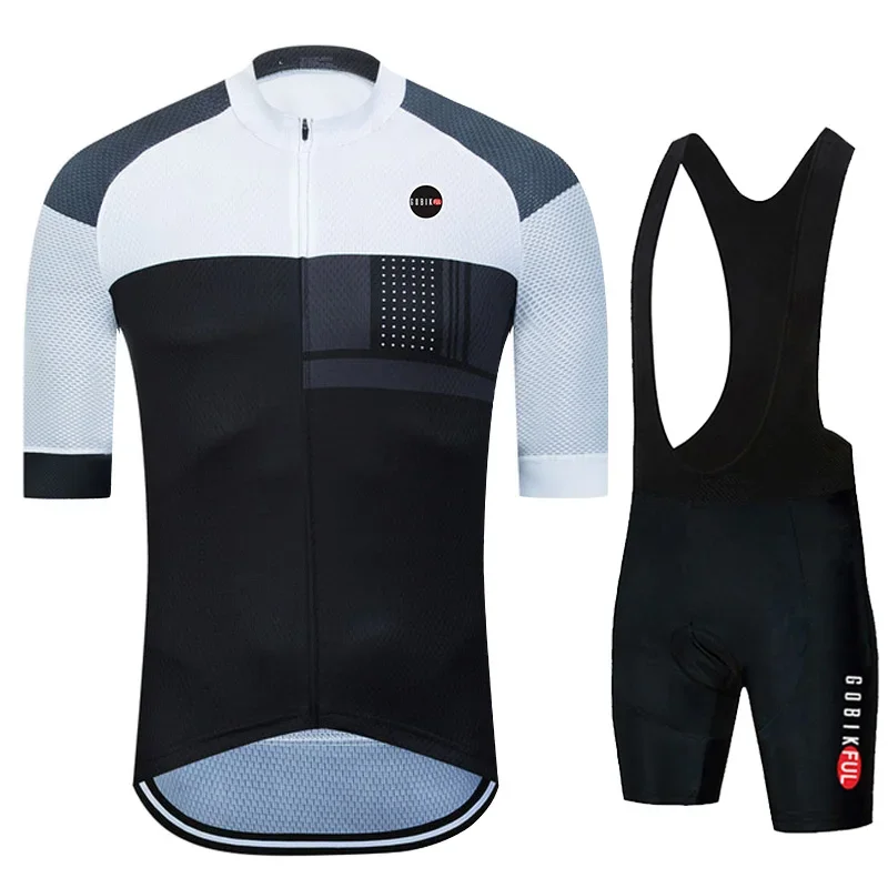 사이클링 저지 세트 2024 Gobikful Summer Maillot Ropa Ciclismo 남자 자전거 사이클링 저지 산악 자전거 의류 스포츠웨어 슈트