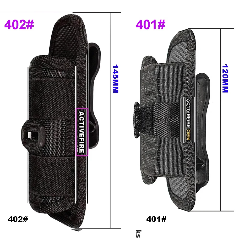 Flashlight Holster Stretchy Nylon LED Flashlight Holster for Duty Belt Carry Case Holder 360 Degree Rotatable Clip flashlight holster,flashlight holder