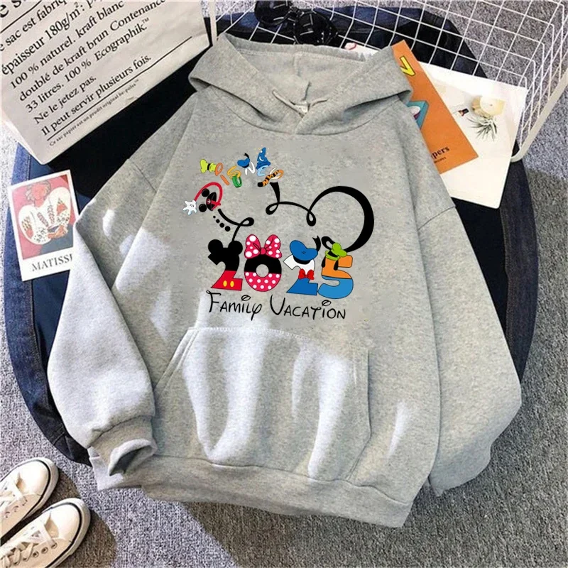 2025 Disney familia vacaciones sudaderas con capucha estampadas