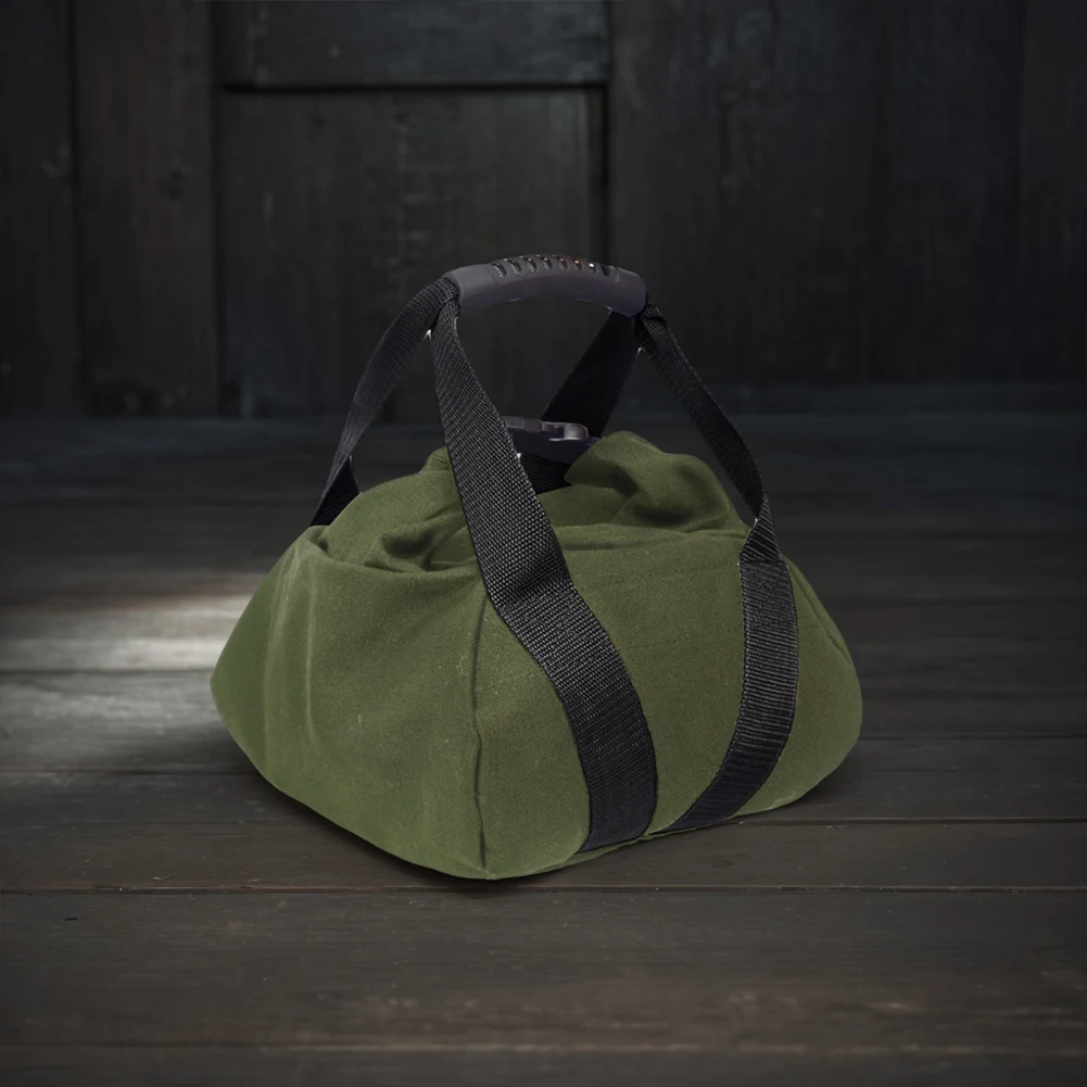 Fitness Workout Sandbag Canvas Weightlifting Training Power Bag with Handle Weightlifting Sandbag for Outdoor Exercise