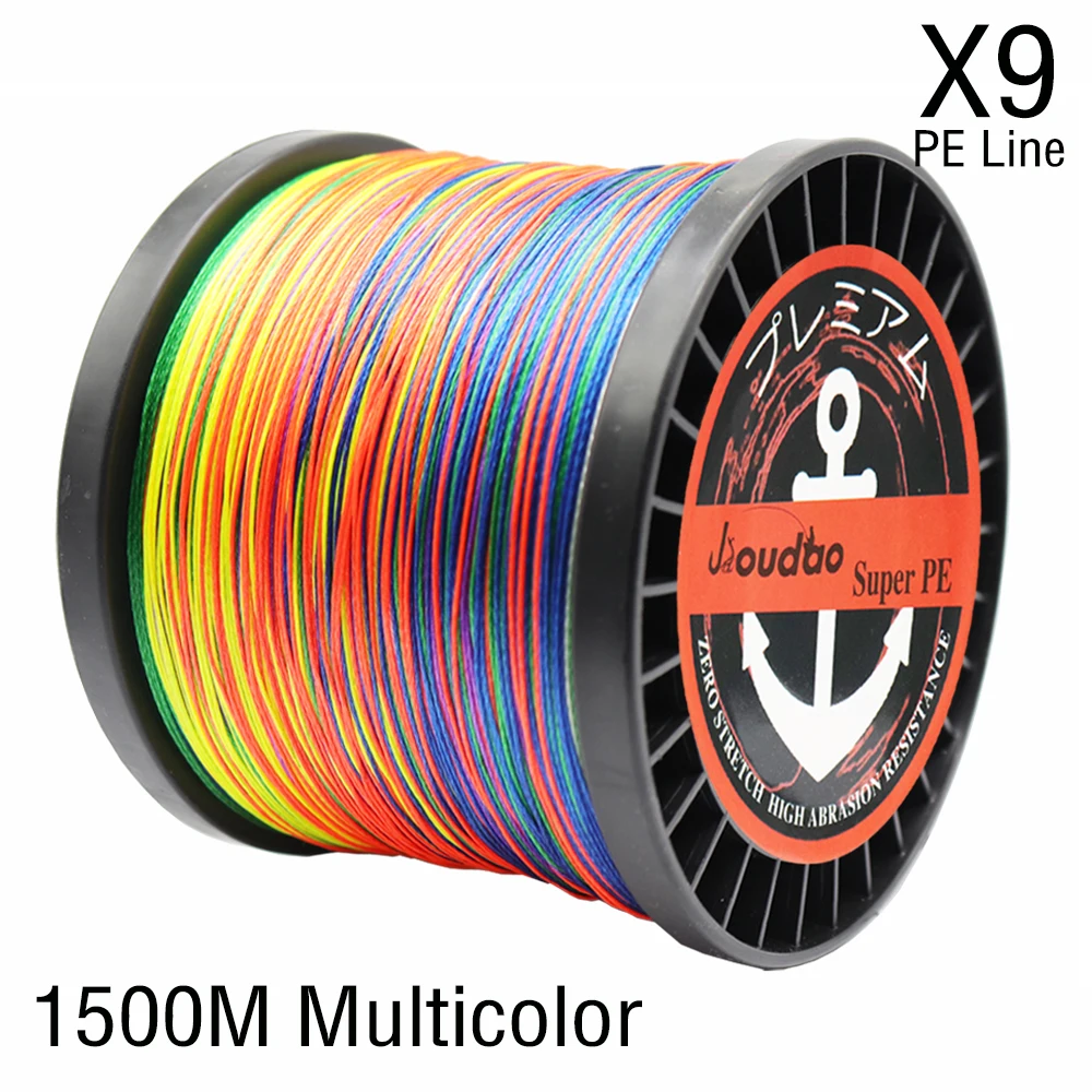 S9 Braid Line 9Strands Braided Fishing Line 1500m PE Multicolor Strong  Strength Fishing Braid 20LB-200LB Carp Fishing Accessory - AliExpress