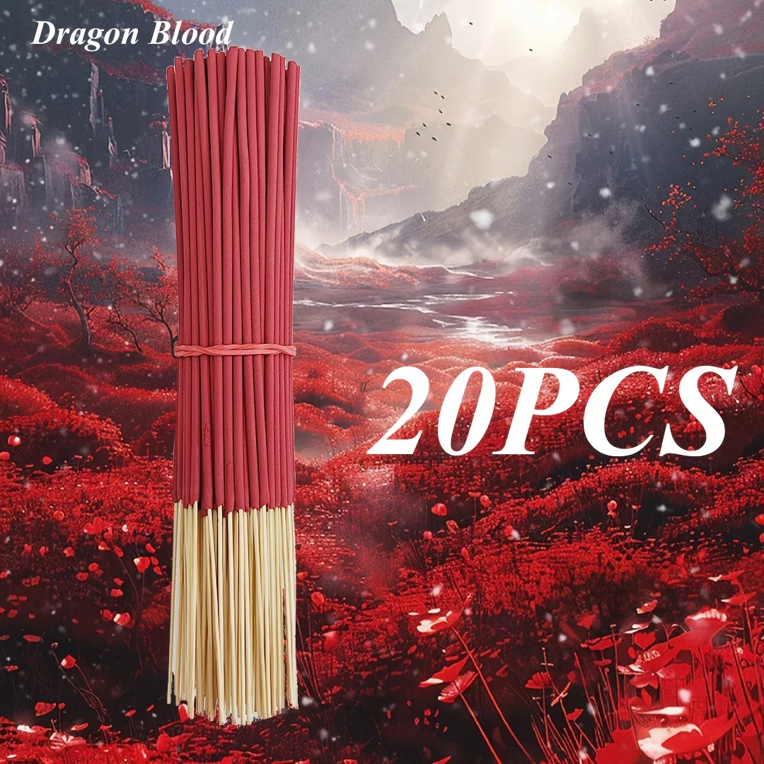 20/50Pcs Dragon Blood Aromatherapy Stick 8.66inch - Aromatherapy Wood for Home, Camping, Yoga and Meditation - Ideal Gift for St. Patrick's Day, Mountains, Father's Day, Mother's Day, Graduation Ceremony, Camping Essentials |   Aromatherapy |   Wooden Aromatherapy Stick