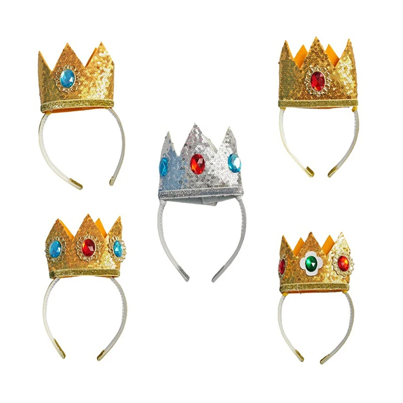 Cosplay Prinzessin Krone Stirnband Kostüm Mädchen Halloween Karneval Party Rolle Anzug Kopfbedeckung Zubehör – Detail 9