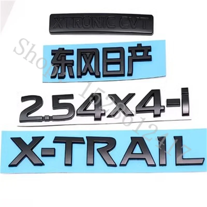 

For Nissan X-Trail XTrail T32 2014-2021 ABS Emblem Badge Letters Rear Tail Sticker English logo letter label for trunk