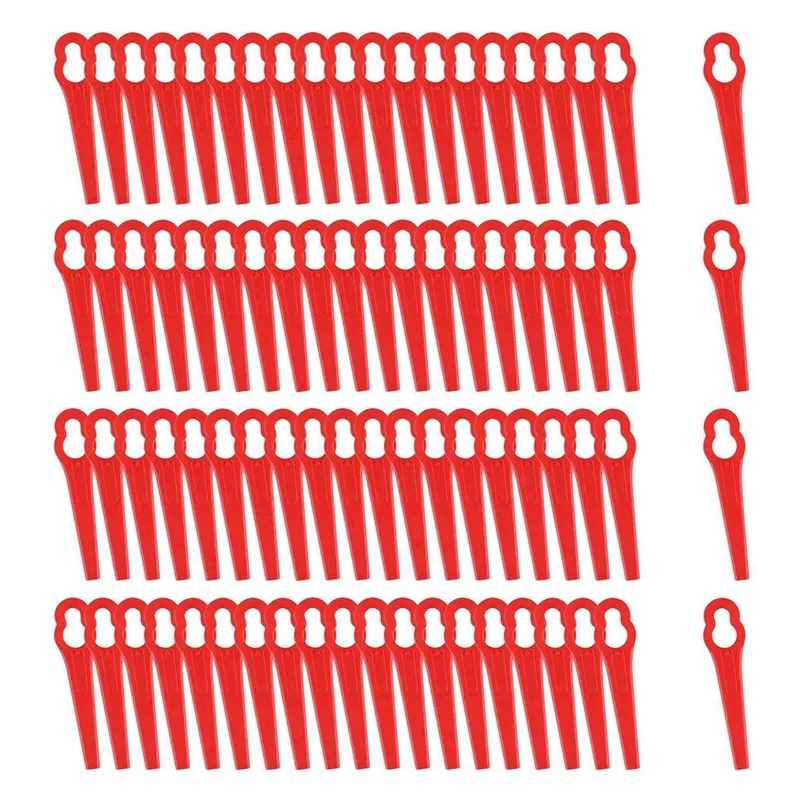 160 Pcs 8.3Cm Lame Di Ricambio Per Tagliaerba In Plastica Lame Per Tosaerba Per Tosaerba Einhell