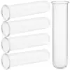 5 Pcs Flower Tubes Test Vase Vases Glass Planters Bottle for Flowers Propagation Office 3