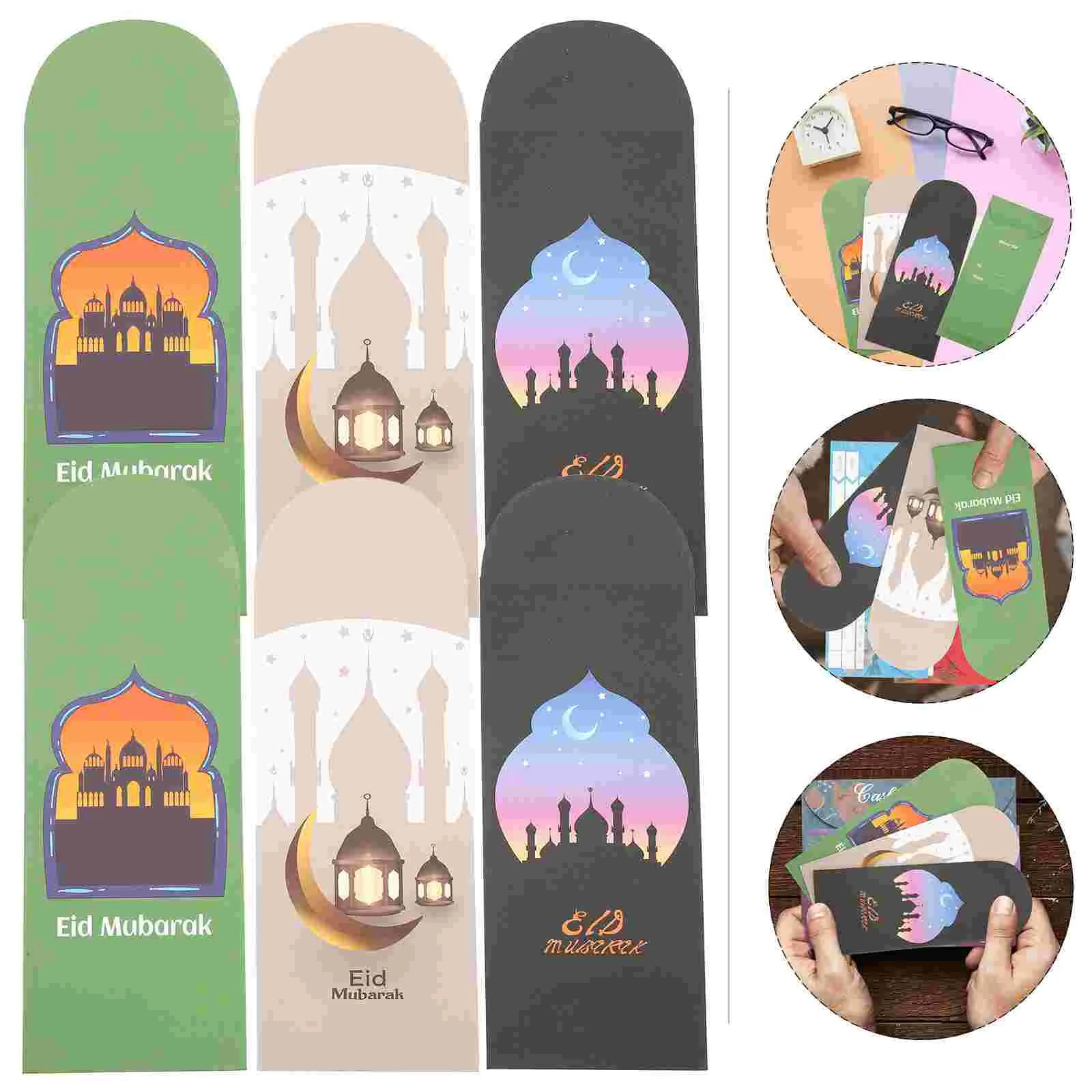 

18/36 шт., бумажные конверты для денег и карт