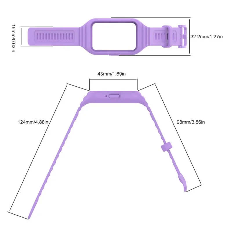 Durable Silicone Sport Wristband - Adjustable Strap for Galaxy Fit 3 Fitness Accessory