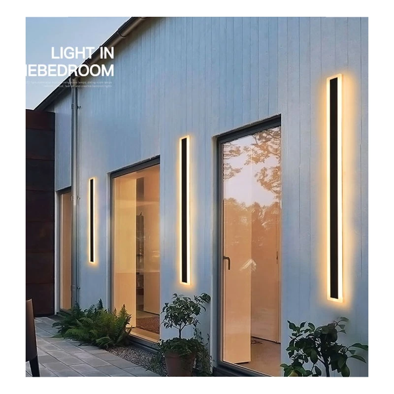 New Outdoor Waterproof Modern LED Wall Lights with Remote Adjustable Light Corridor Porch Bedroom Lighting Fixtures Lampe Murale plug in wall lamp