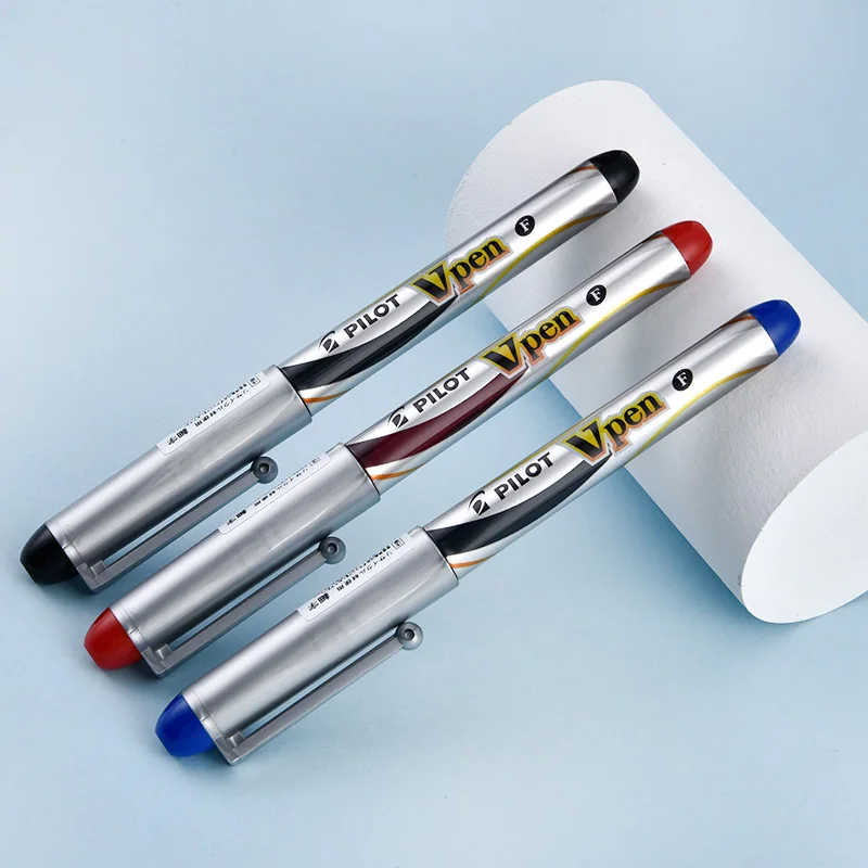 Pilot Disposable Straight Liquid Vpen Pen F Fine Nib School Supplies Japanese Stationery