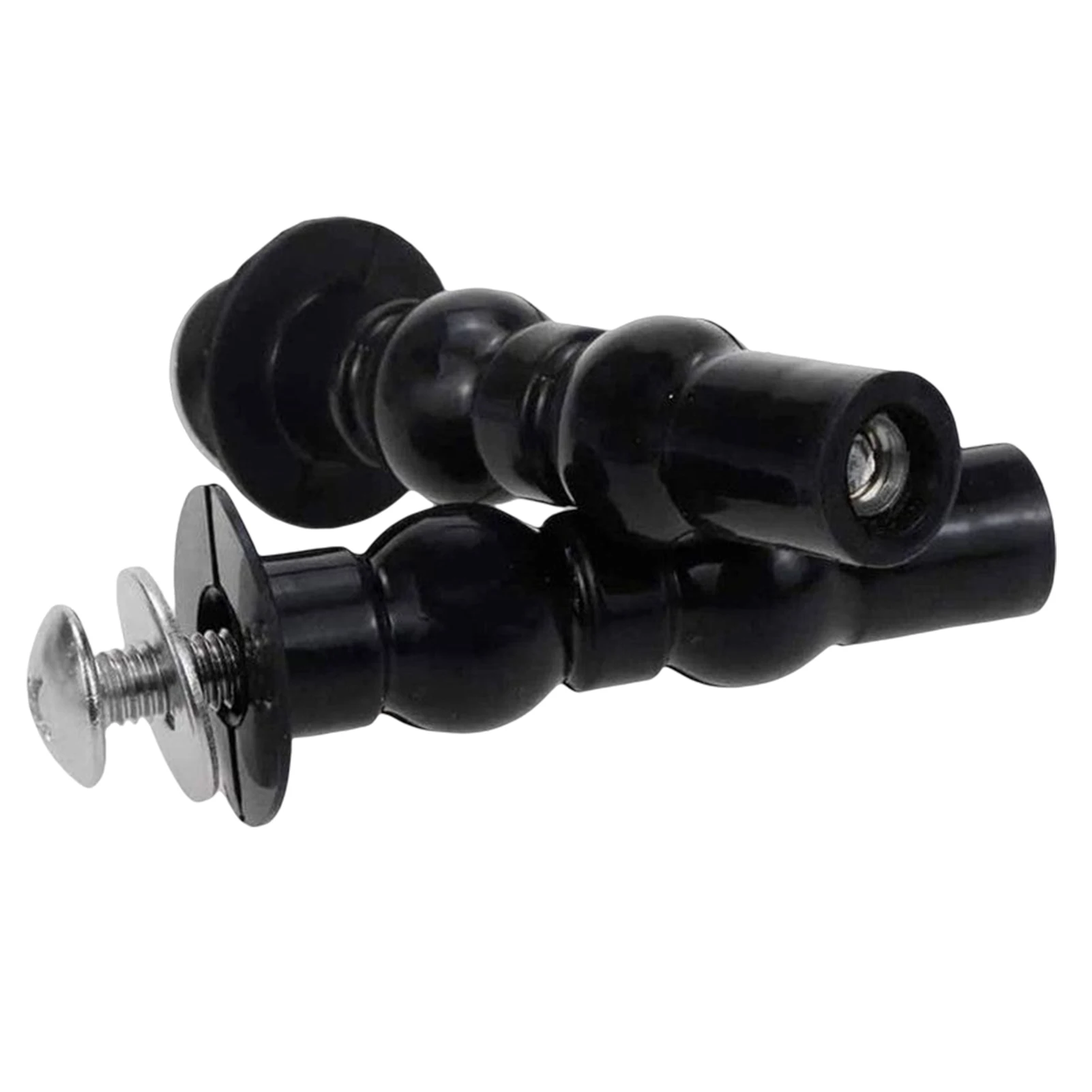 Toilet Hinge Replacement Toilet Seat Accessories 2pcs Expanding Rubber Household Top Mount Toilet Seat Bolts Bathroom Hardware Replacement Hinges Nuts Screw