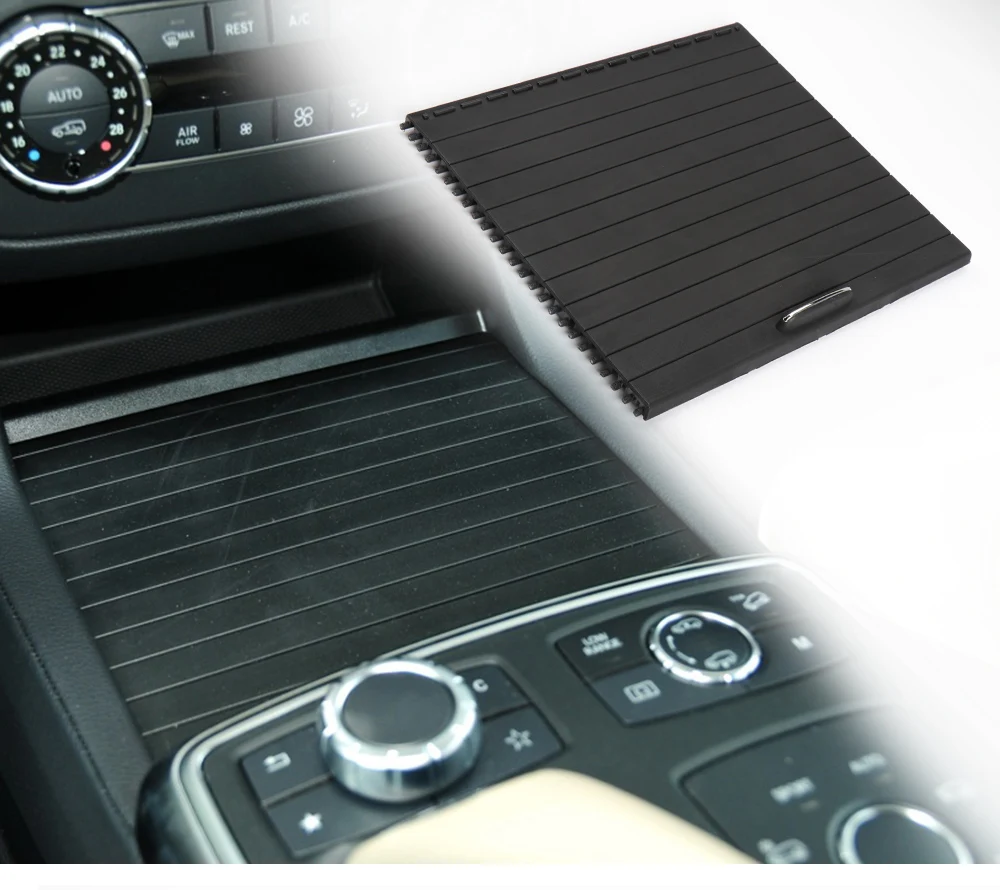 Neuwagen Innen Innen Innen zentrale Konsole Rollo Abdeckung für Mercedes Benz ml-Calss W166 Gl-Klasse x166 Gle W292 Getränke halter Platte – Detail 1