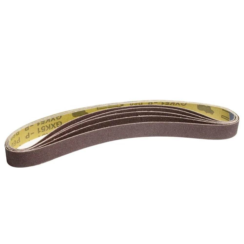 5pcs 1"x30" Abrasive Sanding Belt 25*762mm Belt Sander Sandpaper Aluminium Oxide Woodworking Tools