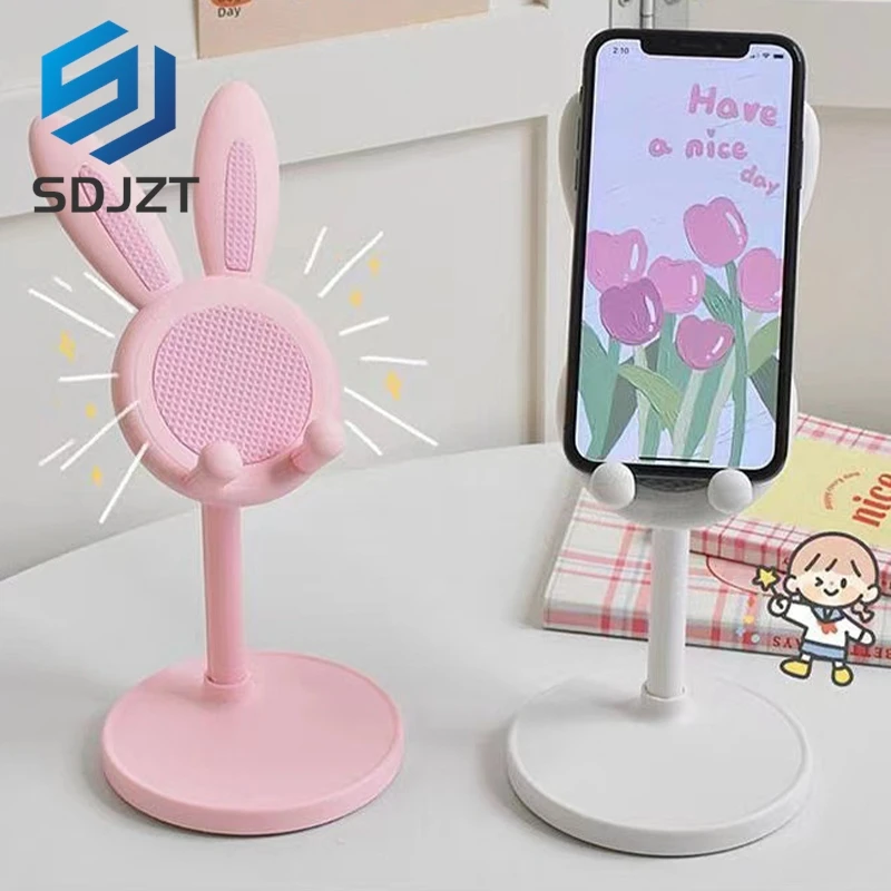 Il Supporto Per Cellulare Piccolo Coniglio Può Essere Sollevato E Regolato Supporto Per Telefono Da Tavolo Per Studenti Lazy Home Selfie Live Support 