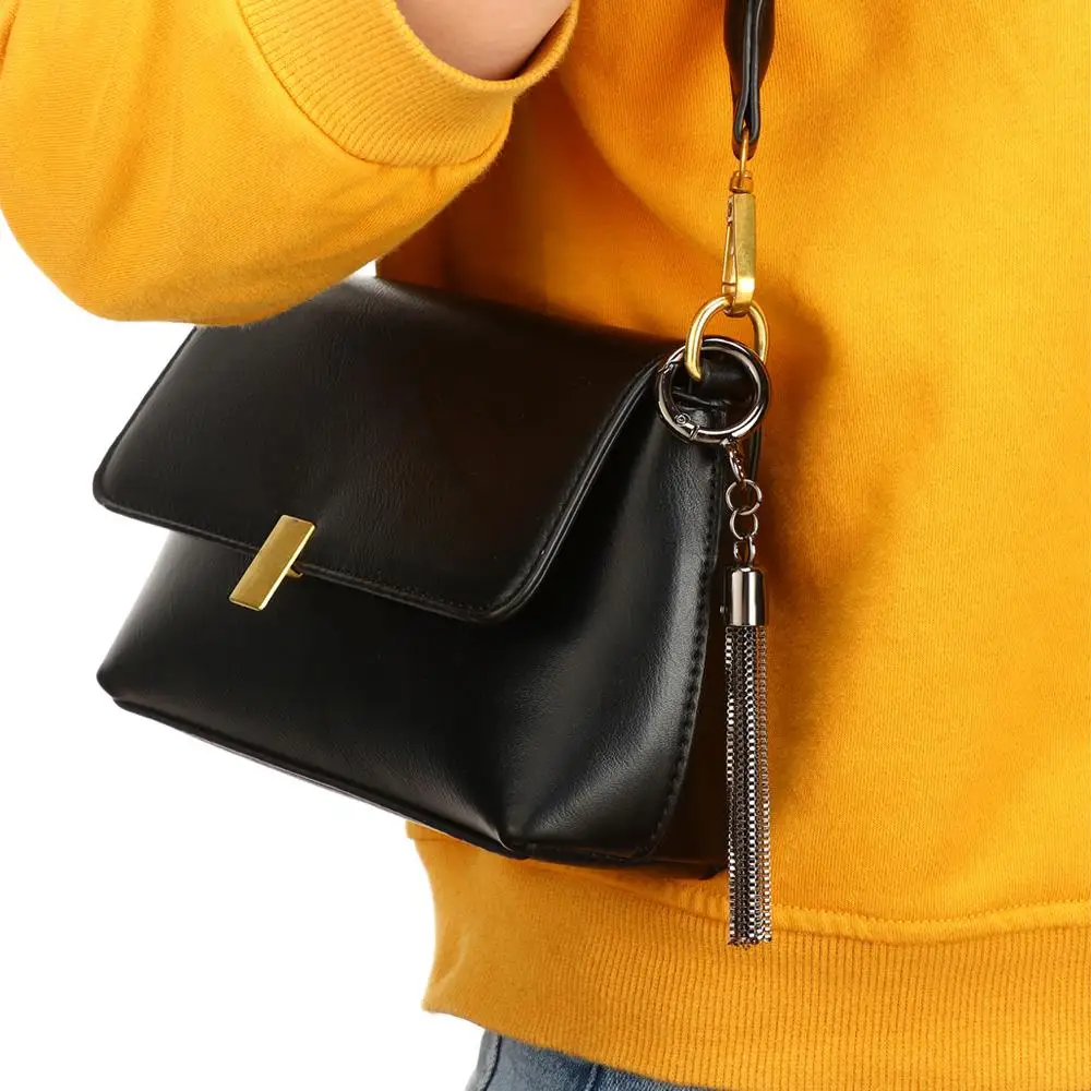 Mode Quaste Anhänger Schlüssel bund Umhängetasche Quaste Metall Schnalle Quasten Anhänger Handtasche Dekoration Geldbörse Hardware-Zubehör – Detail 8