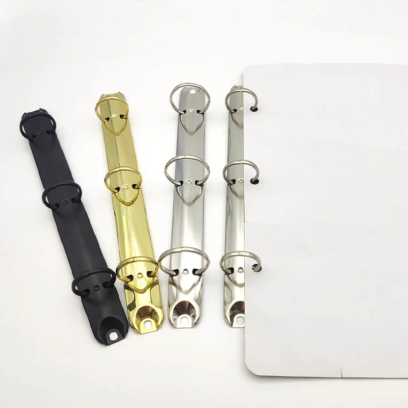 210cm Metal Spiral Rings Binder With 3 Rings Spiral Binding Clips For Diary Notebook Planner Personal Binder Clip File Folder