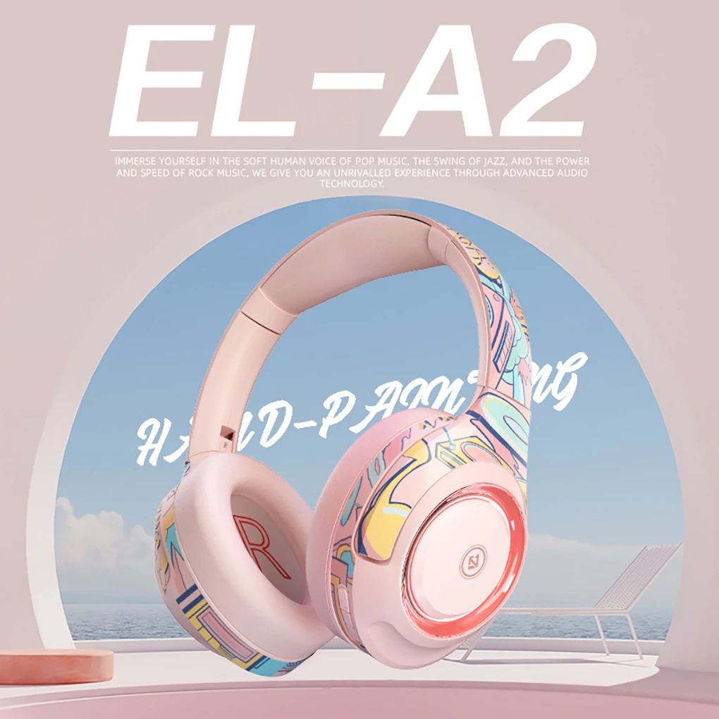 

Bluetooth-compatibility Headphone Noise Reduction Bass Stereo Sound Tablet Handsfree Call Game Headset with Microphone