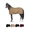 Kiel Fleece Horse Cooler Blanket Quick-Dry Fleece Horse Cooler Sheet with X-Surcgles and Tail Cord