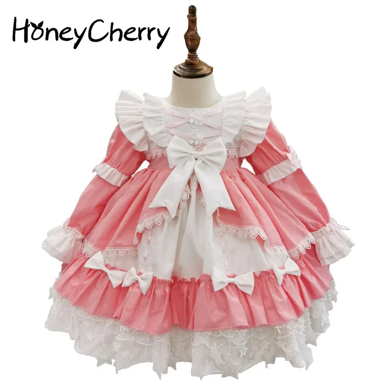 

HoneyCherry New Products For Spring Girls Lolita Princess Dress Children's High-end Princess Tutu Dress