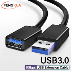 High-Speed USB 3.0 Extension Cable - Male to Female Data Extender Cord - 1m (USB3.0)