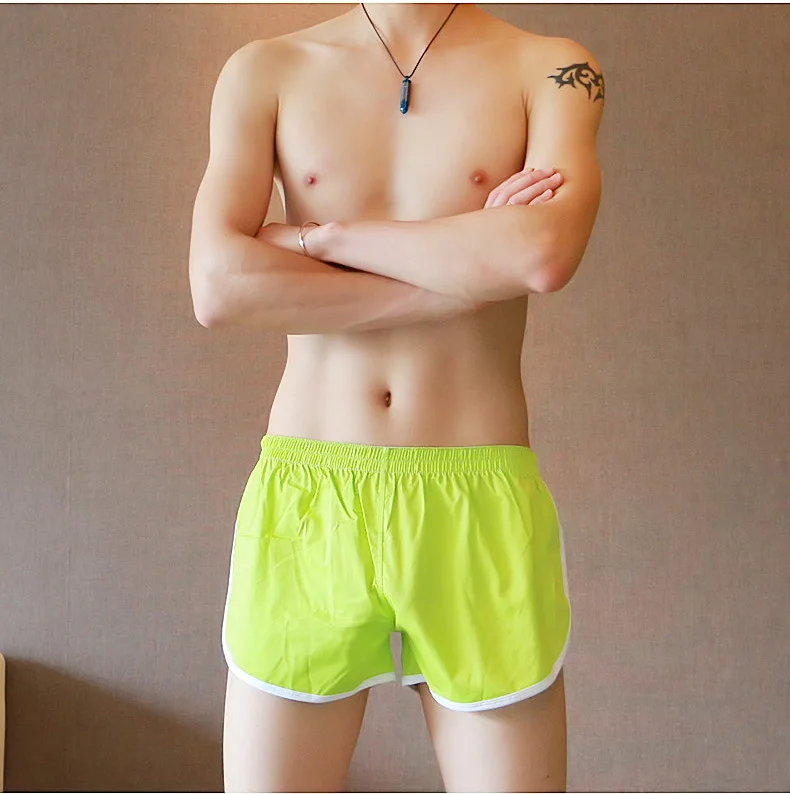 Men's underwear, leisure home sports shorts, loose and breathable aroping angle pants underwear men