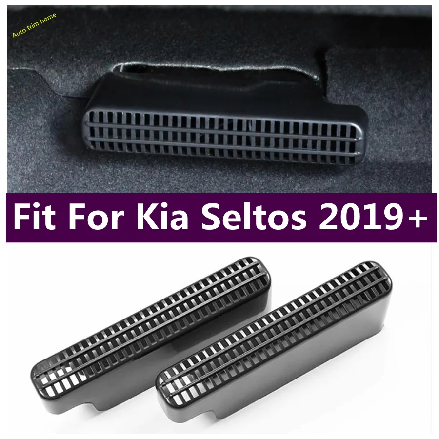 

Under Seat Air Conditioning Duct Vent AC Outlet Protective Cover Grille Trim Fit For Kia Seltos 2019 - 2023 Interior Accessories