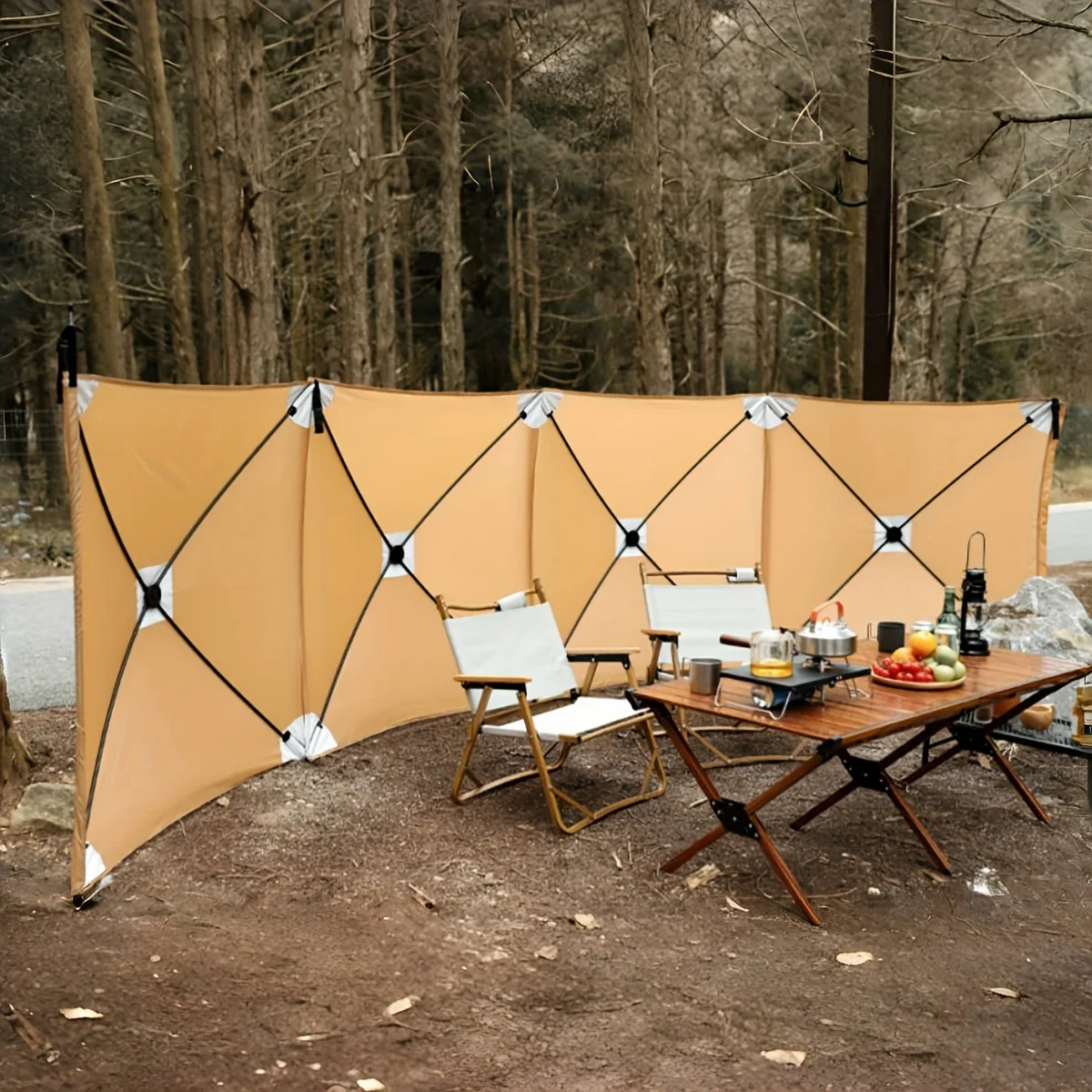 Windscreen Awning Camping Supplies Car Beach Tent Folding Windproof Shield Picnic Tarp Canopy Outdoor Wall Large Camp Tent