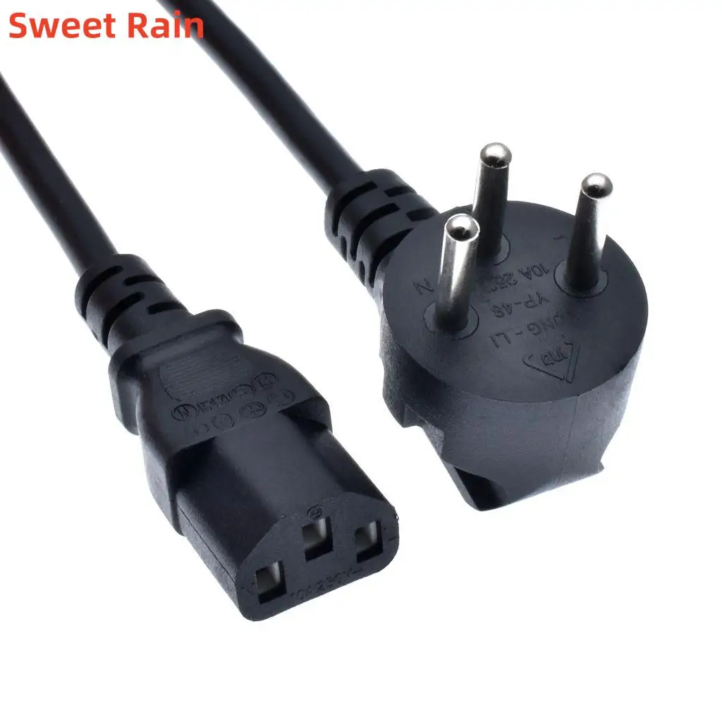 1.5m Israel Si32 3 Pin Plug To Iec C13 Female Pdu Ups Power Cables Israel Power Supply Cord For