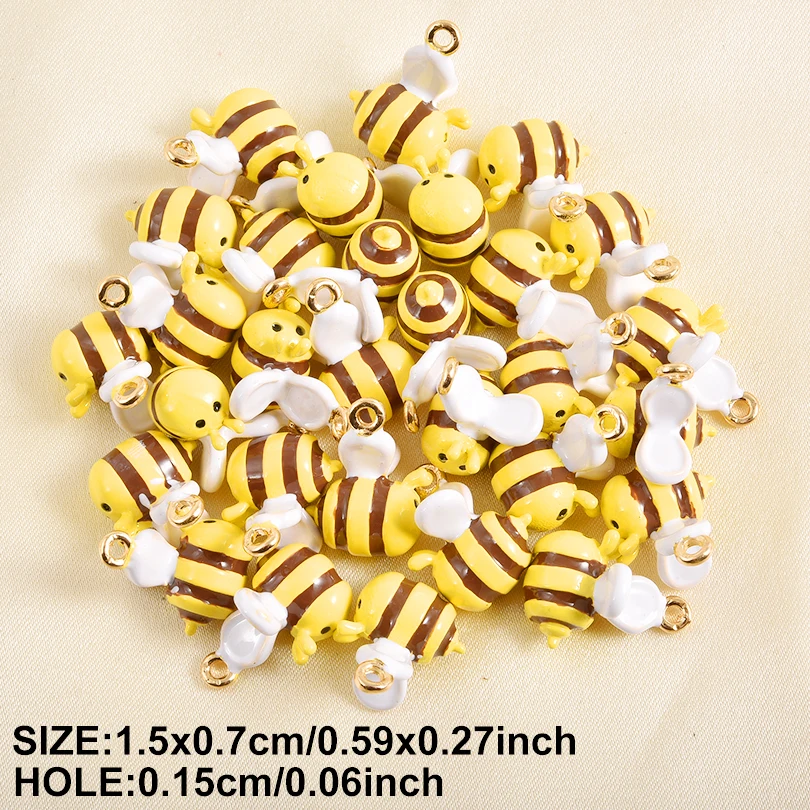 1 Stück Modischer Mädchen-Anhänger, Kawaii Tier-Polarbär-Katzen-Charms für Schmuckherstellung, Armbänder, Schlüsselanhänger, Y2K-Stil, Öltropfen-Anhänger – Detail 8