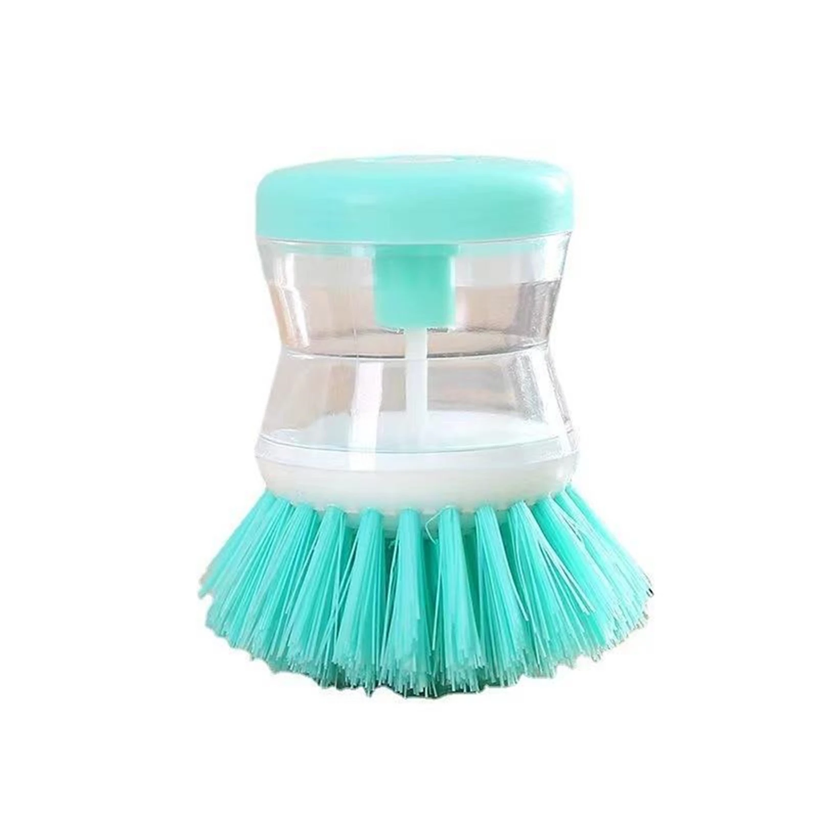 Liquid-adding Pot Washing Brush Press-type Automatic Liquid-adding Dish Washing Brush Household Cleaning Pot Brush Stove Brush