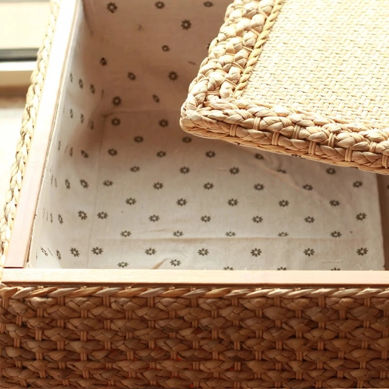 Tavolino da tè in rattan minimalista per piccoli spazi - immagine 3