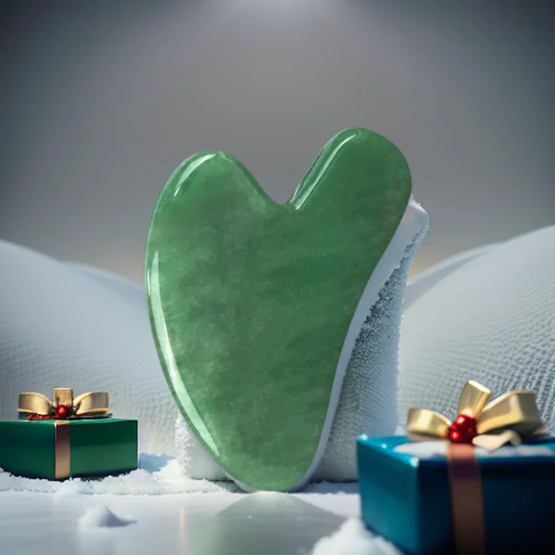 Gua Sha Board Genuine Gua Sha Massage Tool Natural Jade Amethyst Massager Scrapers Tools Jade Roller For Face Neck Back Body Tool SPA