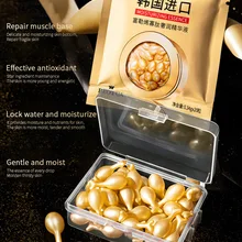 

20/25/50pcs Fullerene oligopeptides Hydrating Repair Essence Hyaluronic Acid Placenta Face Serum Control Oil Skin Care Capsule