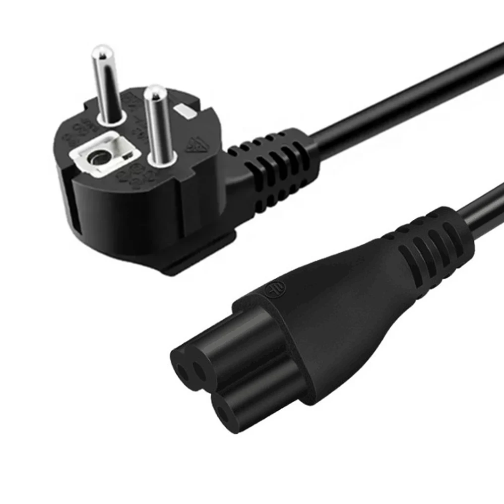 Cable alimentación de 2 clavijas para IEC C5, adaptador de cargador de clavijas para ordenador portátil y notebook|cable power|laptop power cordlaptop cord - AliExpress