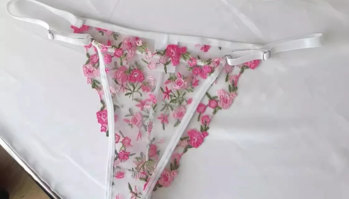 French Floral Lace Bra Set Sheer Mesh Underwire Bralette Lightweight Comfortable Sexy Lingerie for Large Bust AU S-XL MOYIS Sexy