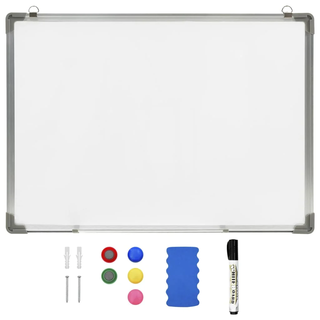 Tableau magnétique Whiteboard Tableau mural 60x40cm 12 aimants