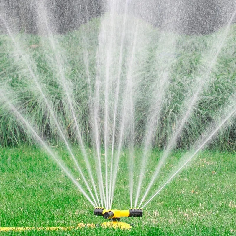 360 Degree Automatic Rotating Three-way Sprinkler Head Irrigation Rotating Sprinkler Series Watering Plants Gardening garden sprinkler plants irrigation kits plant waterer irrigation sprinklers garden irrigation nozzle drip irrigation sprinklers