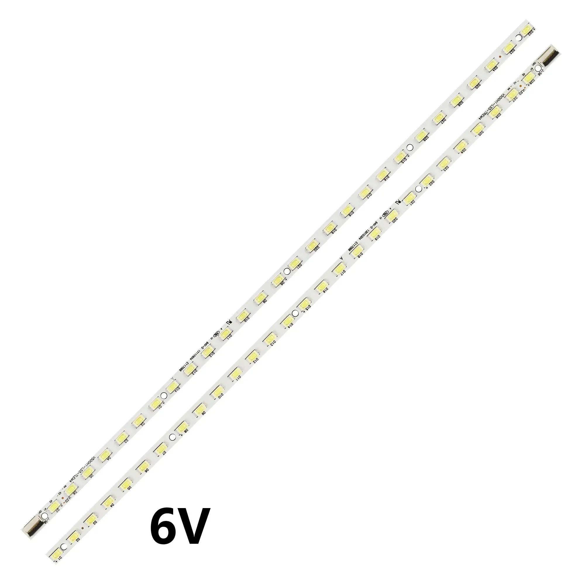Faixa de Led para Luzes Led V500h1-ls5-tlem6 Tlem4 Trem6 Trem4 E117098 Le50d8800 V500hj1-le1 L50e5000a 315 mm Peças