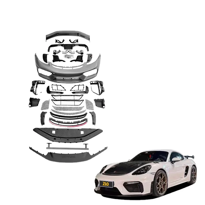 Modifica Auto Parti Del Corpo Paraurti Kit 718 Cayman Gt4 Rs Style Bodykit Per Porsche 718 982 Gt4Rs Body Kit