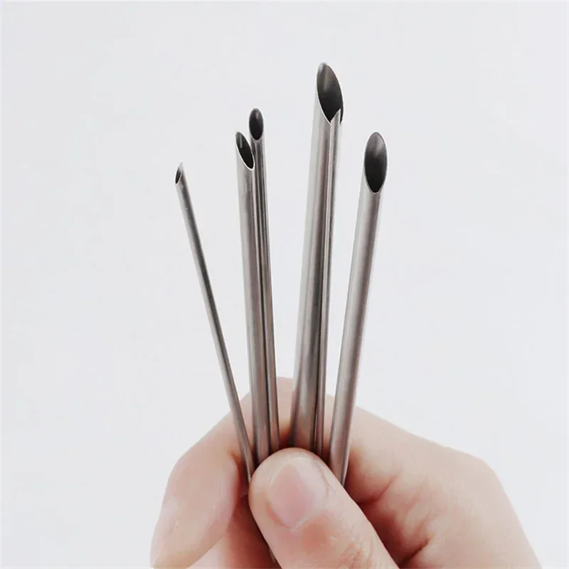 6 Pieces/set of Stainless Steel Hole Puncher Carving Sculpture Modeling Pottery Cutting and Punching Ceramic Polymer Clay Tools