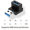 Type-C To USB Support OTG 10Gbps USB Adapter Data Cable Extension USB C To Usb 3.0 Elbow U Type Converter Turn Angle for Laptop 3