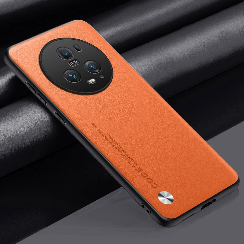 Luxury PU Leather and Silicone Phone Case - Premium Back Cover Design