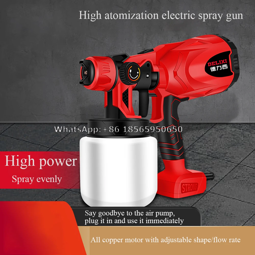 

800 ML Electric Spray Gun.Handheld Cordless High Power Electric Paint Sprayer.Home DIY Easy Spraying.For 18V Battery