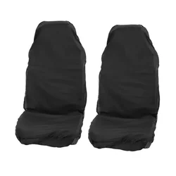 Universal Car Front Seat Cover - Breathable, Heavy - Duty, Waterproof & Dustproof Cushion Protector (2 pcs)